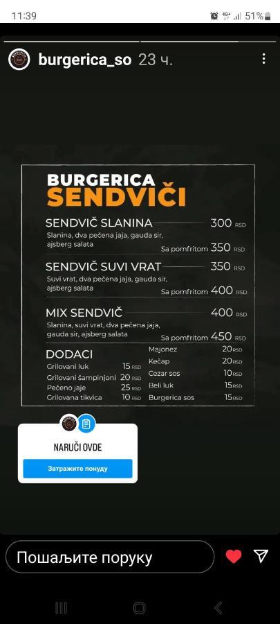 Hotel Ugostiteljski Objekat Karibo Sombor Esterno foto